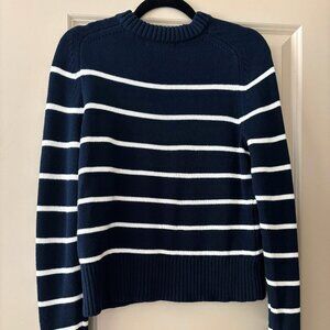 Banana Republic Fisherman/Nautical Silk and Cotton Sweater